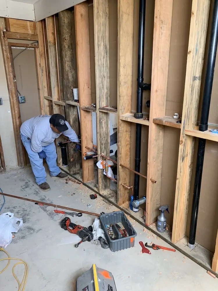 Commercial rough-in plumbing for Trenchless Sewer Repair in Flagg Meadows